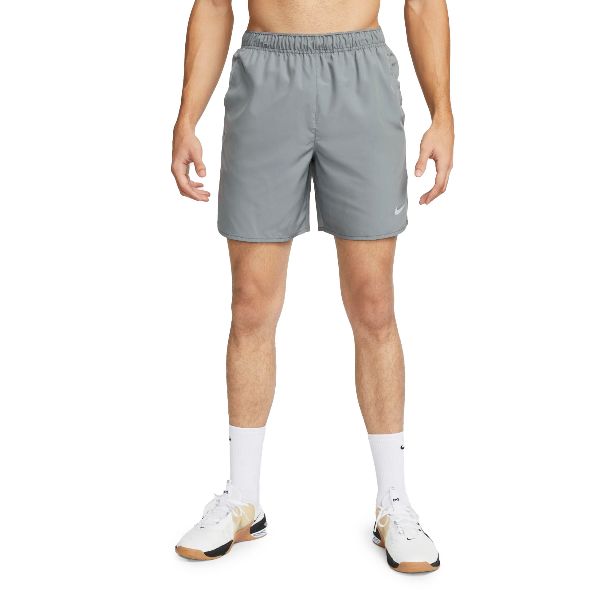 Nike Bermuda DV9344-084 M CHALLENGER 7UL SH Cinza Poliester -3-